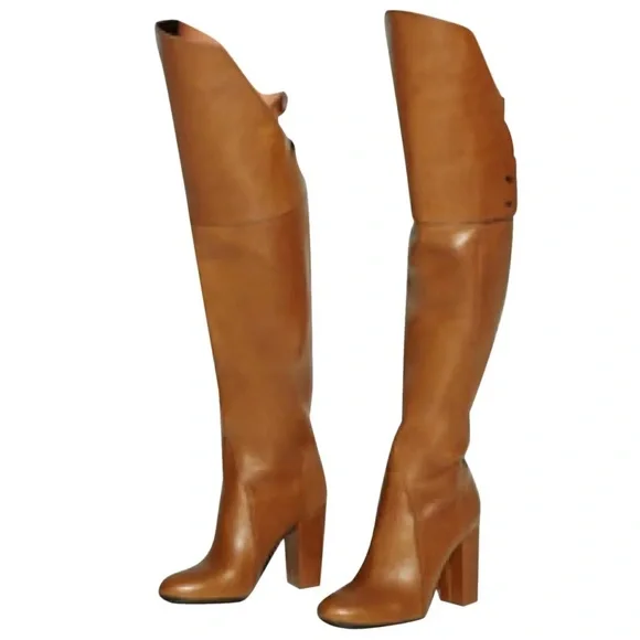 3.1 Phillip Lim Ora Brown Leather Boots 37 - Picture 4 of 12